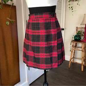 70s Vintage Pleated XS Skirt